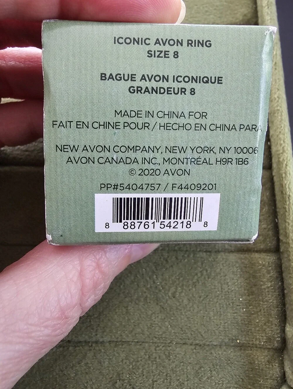 Rare Avon Ring Size 8